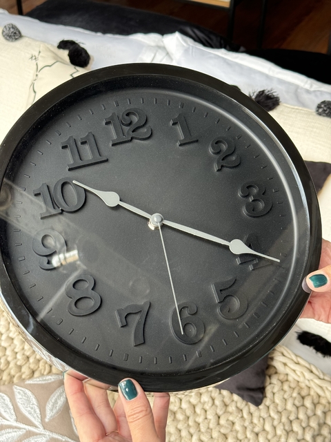 Reloj redondo Brooklyn total black