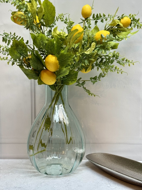 Florero de vidrio Facetado - comprar online