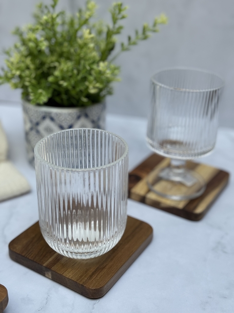 Set x 4 posavasos cuadrados