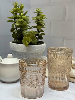 Set x 6 vasos altos labrados - Cielo y Tierra