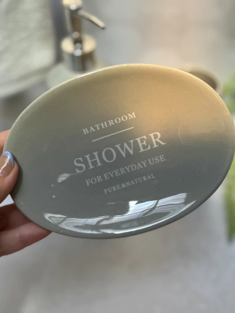 Jabonera shower gris - comprar online