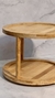Bandeja Bamboo Giratoria 2 Pisos - comprar online