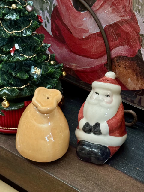 Set salero/pimentero Papá Noel - comprar online