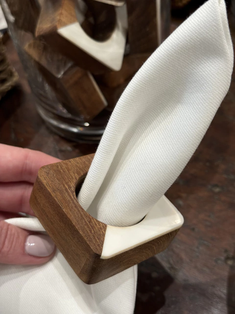 Set x 6 servilleteros Square