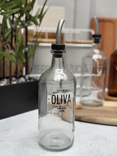 Aceitera Oliva cristal - comprar online