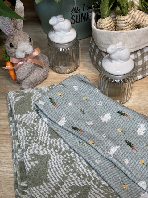 Set x 2 Paños Conejito verde - comprar online