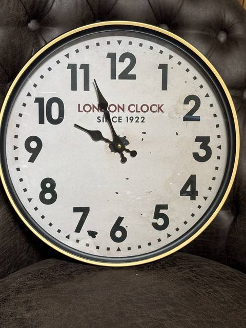 Reloj pared metal 41 cm - comprar online