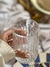 Set x 6 vaso vidrio labrado - Cielo y Tierra