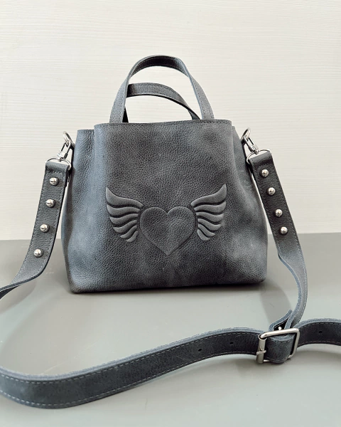 Mini baúl Lena gris - comprar online