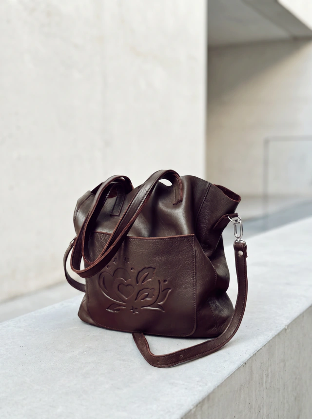 Tote Helena chocolate — imagen 2