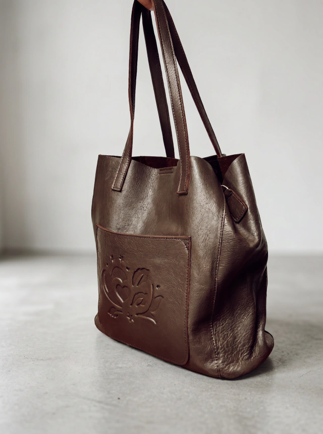 Tote Helena chocolate — imagen 4
