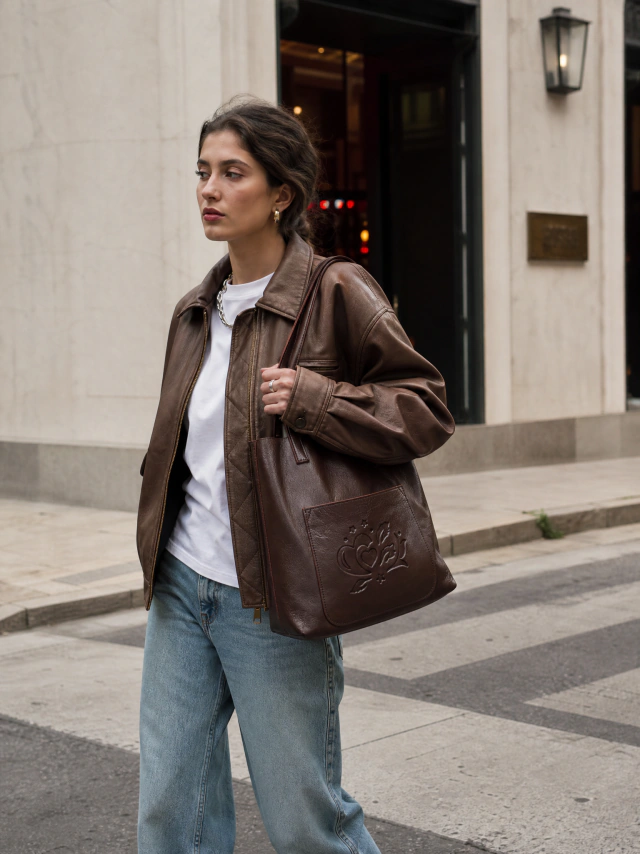 Tote Helena chocolate