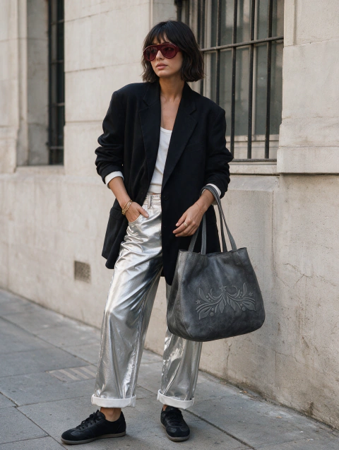 Tote Flow gris