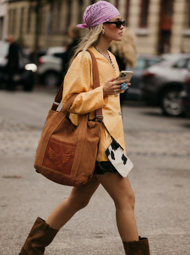 Tote solana suela camel
