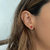 Aretes circon fucsia - comprar online