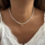 Choker perlas ojo turco