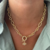 Collar ojo turco