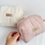 Neceser pocket de waffle-Rosa - comprar online