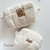 Neceser pocket de waffle-Crudo - tienda online