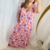Vestido Lara estampa exclusiva/Rosa - Haya Paz