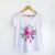 Remera Eugenia /Flor acuarelada