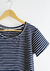 Remera Maga rayado Azul Marino ancho-Morley en internet