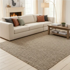 Alfombra 1.60x2.30 Silver Nudo Premium Yute Natural - - tienda online