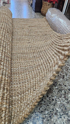 Alfombra 2x2.50 Nudo Premium Yute Natural - - tienda online