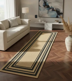 Camino Alfombra 80x1.50 Marco Simil Yute -
