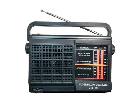 Rádio Portátil Motobras RMPFT74AC – 7 faixas, Faixa exclusiva