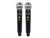 Microfone Sem Fio Lyco Duplo Mão UH-08MM UHF - comprar online