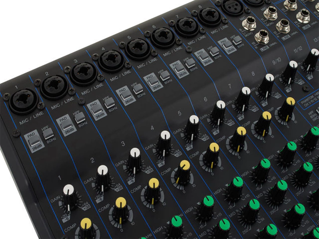 Mixer de áudio Yamaha - MG16 - Ponto Eletrônico