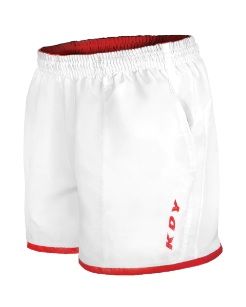 SHORT LIMAY BLANCO/ROJO