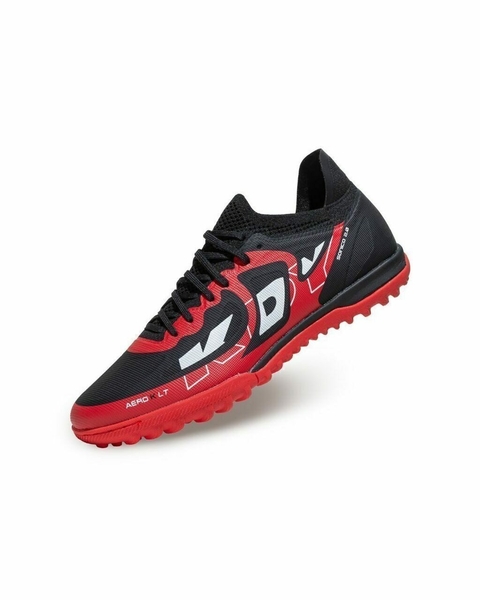 BOTIN SONICO TURF NEGRO/ROJO