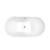 Tina Freestanding Mykonos Blanco con Negro Kand - Tu Espacio en Casa 