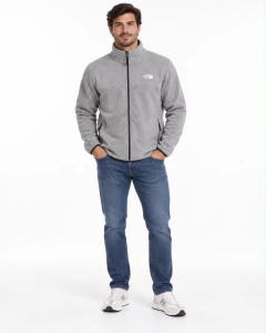 Jaqueta Fleece Masculina The North Face Cinza - Tamanho GG - comprar online
