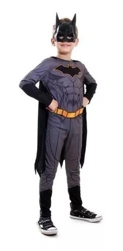 Fantasia Completa Batman Infantil - Tamanho 4-5 anos