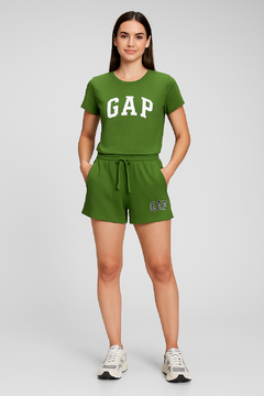 Conjunto Gap Short & Camiseta Verde - Tamanho G