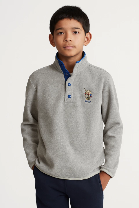 Moletom Fleece Infantil Polo Bear - RL2392 - Tamanho 14 - 16 anos - comprar online