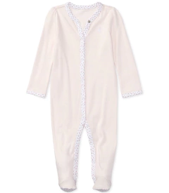 Macacão Cotton Ralph Lauren Floral - Menina - RL6109- Tamanho RN