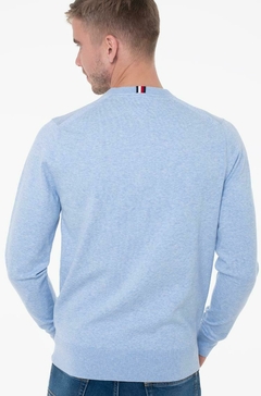 Sweater Tommy Hilfiger Azul Claro - TH7645 - Tamanho G - comprar online