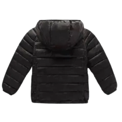 Jaqueta Puffer Infantil Ultraleve - Cor Preto - Tamanho 2 - 3 anos - comprar online