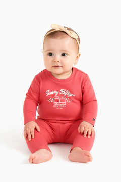 Conjunto Bebê Tommy Hilfiger - TH005 - Tamanho 6 - 9 meses - comprar online