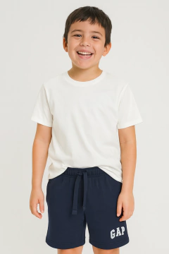 Bermuda Infantil Moletom GAP Azul Marinho - Gap0977 - Tamanho 10 anos - comprar online