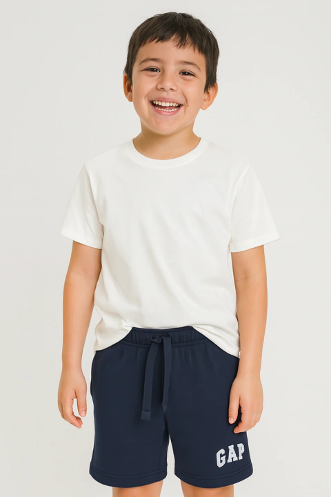 Bermuda Infantil Moletom GAP Azul Marinho - Gap0977 - Tamanho 10 anos - comprar online