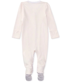 Macacão Cotton Ralph Lauren Floral - Menina - RL6109- Tamanho RN - Mimos de Orlando