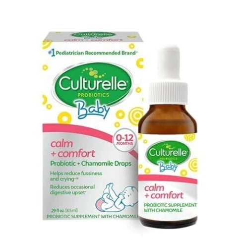 Probiótico Culturelle Baby Calm + Comfort, Probiotic + Chamomile Drops 8,5 ml