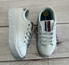 Tênis Sneaker Tommy Hilfiger Branco - Tamanho 13 Usa - Tamanho 30 Brasil - comprar online