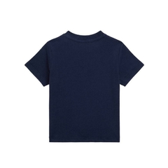 Camiseta Ralph Lauren Polo Bear Azul Marinho- Menino - RL8024 - Tamanho 12 meses - Mimos de Orlando