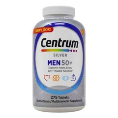Centrum Silver Para Homens 50 + - Multivitamínico - 275 Tabletes - Venc 11/25